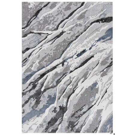 Safavieh 4 Ft. X 5 Ft. - 7 In. Small Rectangle- Indoor - Outdoor Courtyard Grey Natural Machine Made Rug CY2098-3606-4